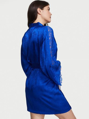 Pijama-de-Satin-Azul-Victoria-s-Secret