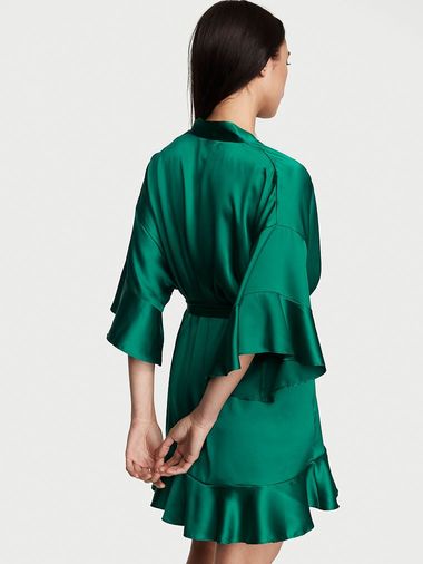 Pijama-de-Satin-Verde-Victoria-s-Secret